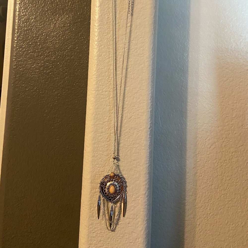 Necklace and earrings